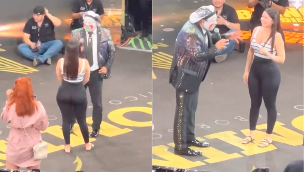 Una joven se hace viral después de dar un baile en un show de Brincos