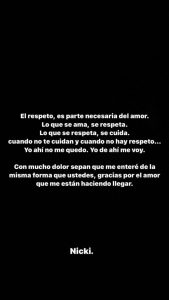 Nicki Nicole confirma ruptura con Peso Pluma