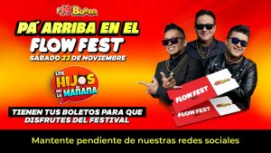 PA´ARRIBA en el FLOW FEST.