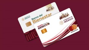 Tarjetas del Banco del Bienestar para los programas sociales.