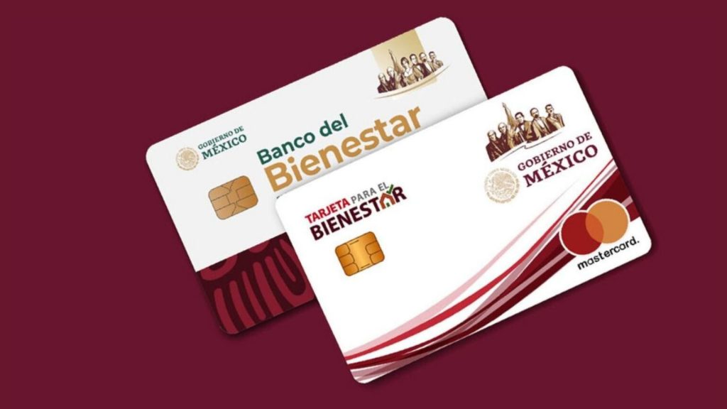 Tarjetas del Banco del Bienestar para los programas sociales. 