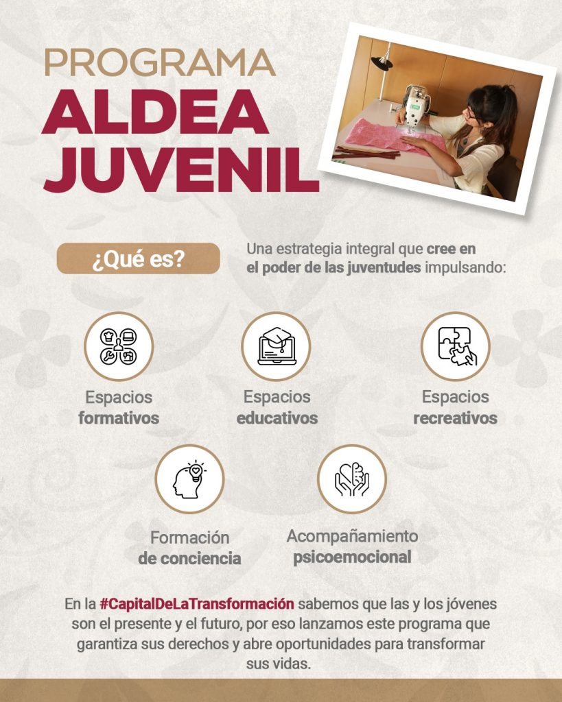 De qué trata el programa social de la CDMX "Aldea Juvenil"