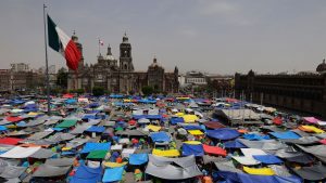 Se mantienen cerradas algunas estaciones de metro por manifestaciones.