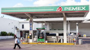 Merida, Mexico, PEMEX gas station