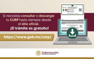 Trámite para solicitar el CURP certificado