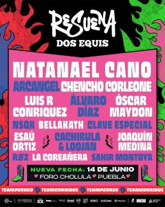 Festival Resuena Dos Equis boletos 2x1