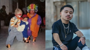 Abelito como payasito