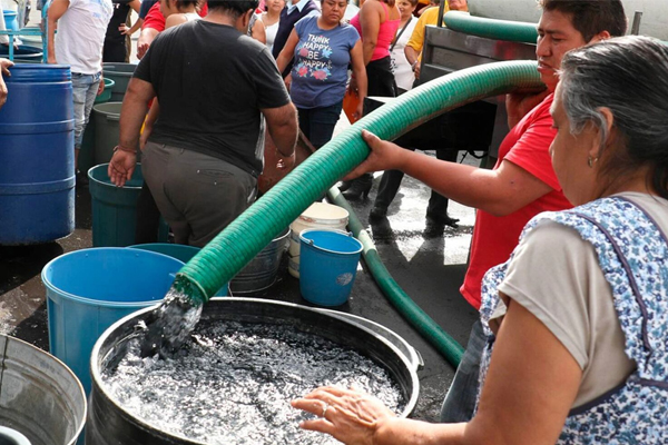 Cortes de agua CDMX 2025