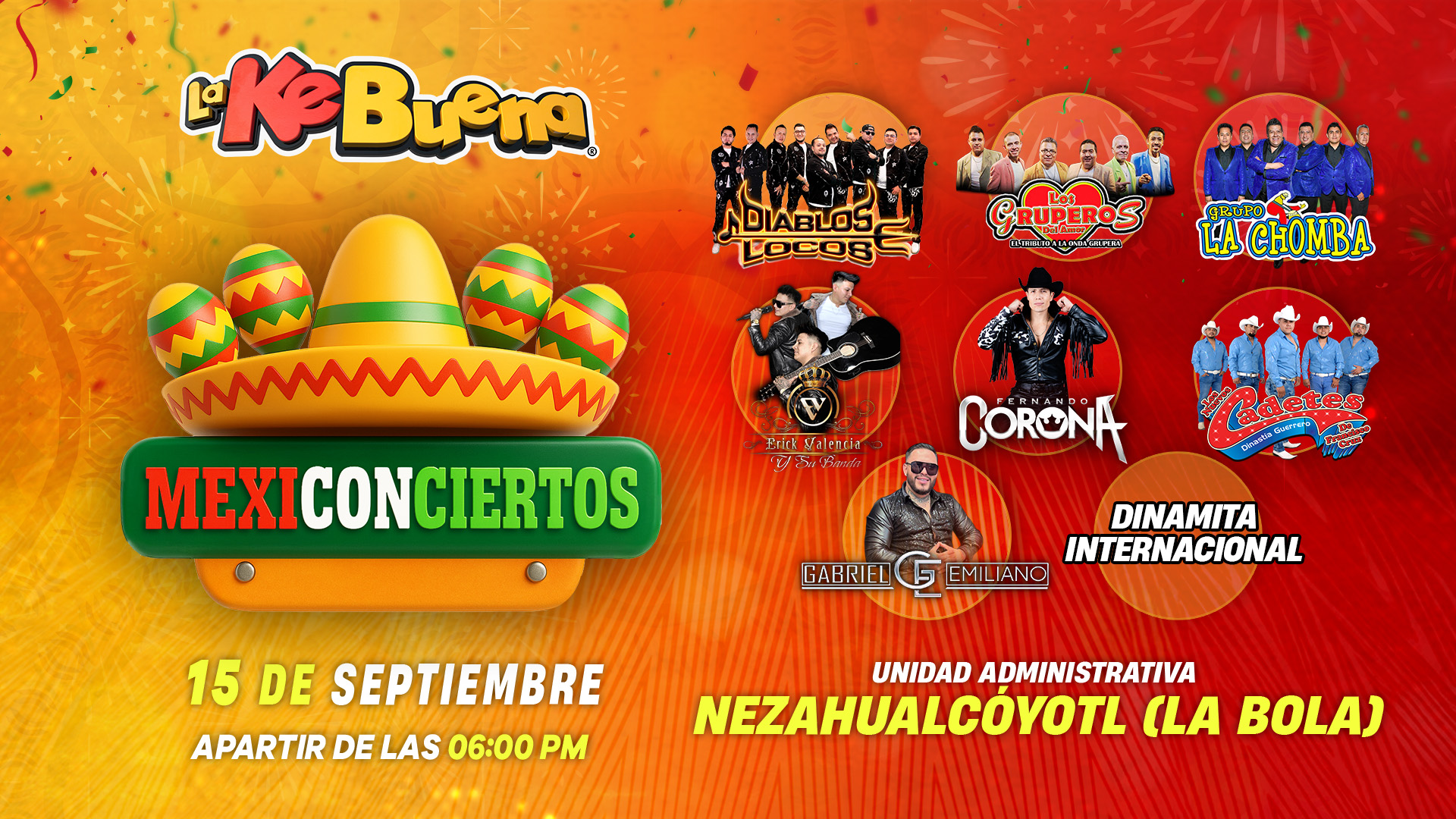 Mexiconciertos Neza La Bola