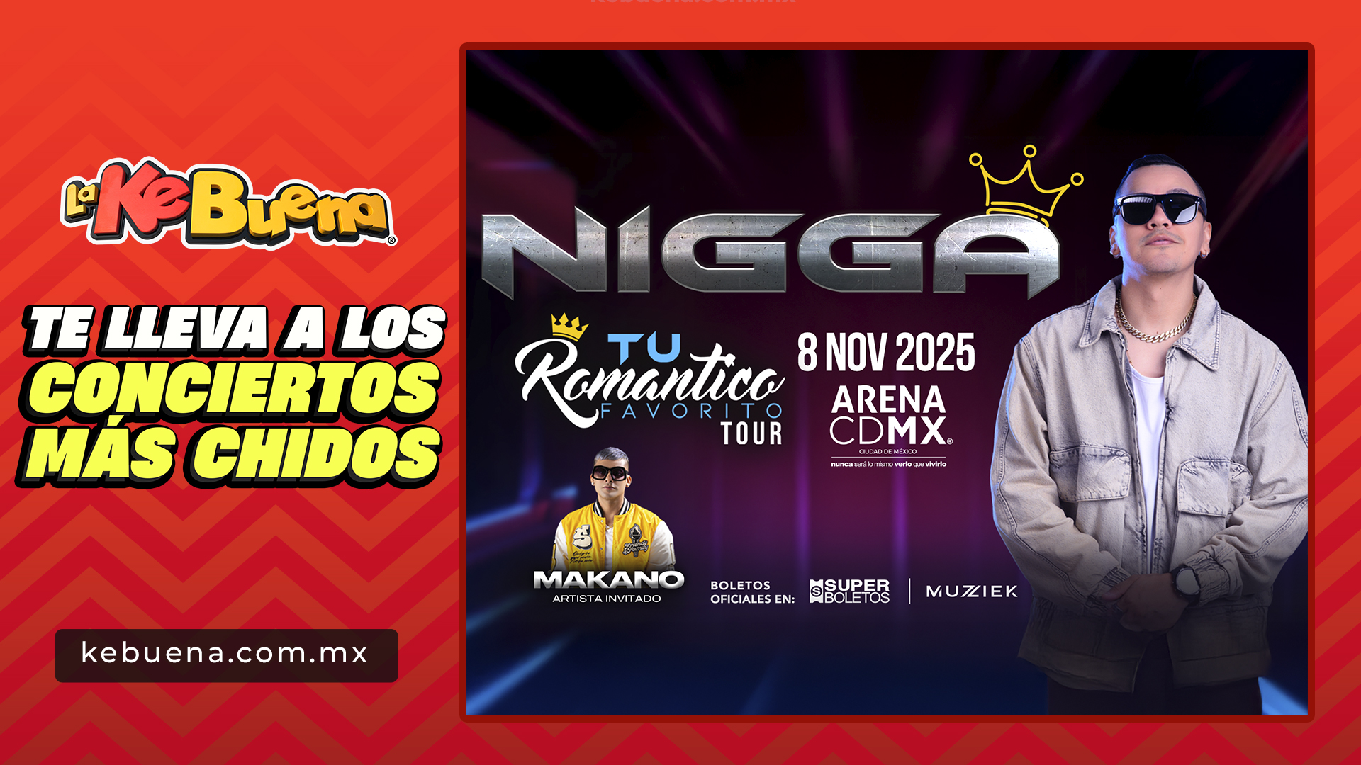 Boletos GRATIS para Nigga