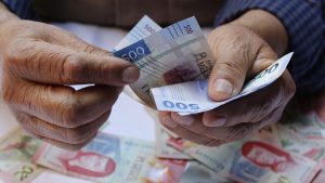 economy and finance with mexican money