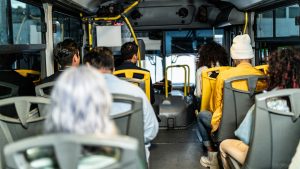 Passengers on bus