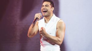 Carlos Rivera Performs At Movistar Arena In Madrid