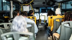 Passengers on bus