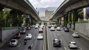 Boulevard Periferico in the south of Mexico Cigty