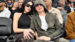 Celebrities At The Los Angeles Clippers Game