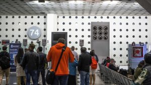 The international airport Benito Juarez.