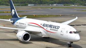 Aeromexico Boeing B787-8 Dreamliner (N966AM) passenger plane.