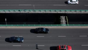 Elevated road known as the Periferico Sur