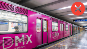 Línea azul del metro cierra