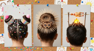 peinados locos dia del niño