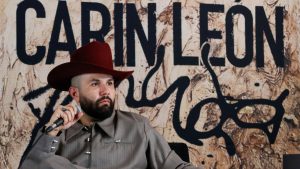 Carín León press conference