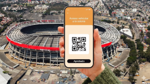 acceso con QR colonias estadio azteca