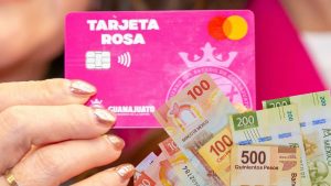 tarjeta rosa