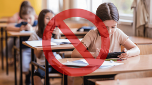 Niños ya no podran usar celular en escuela