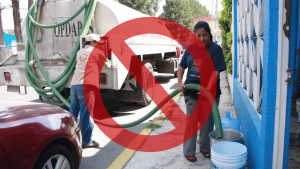 Corte de agua potable Edomex